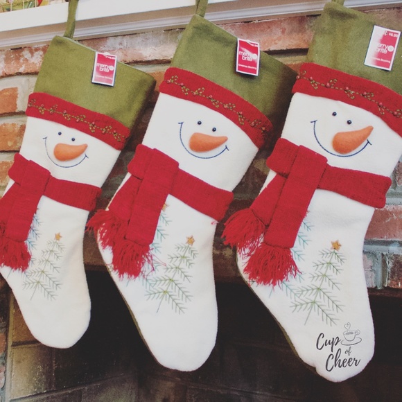 ๐HP! โจ2/$15 ๐Merry Brite Christmas Stocking - Picture 1 of 4